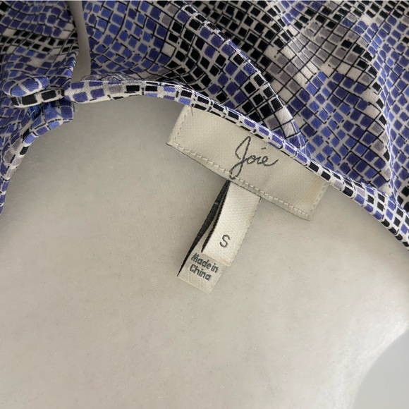 Silk Joie Snakeskin Print Blouse - Picture 4 of 4